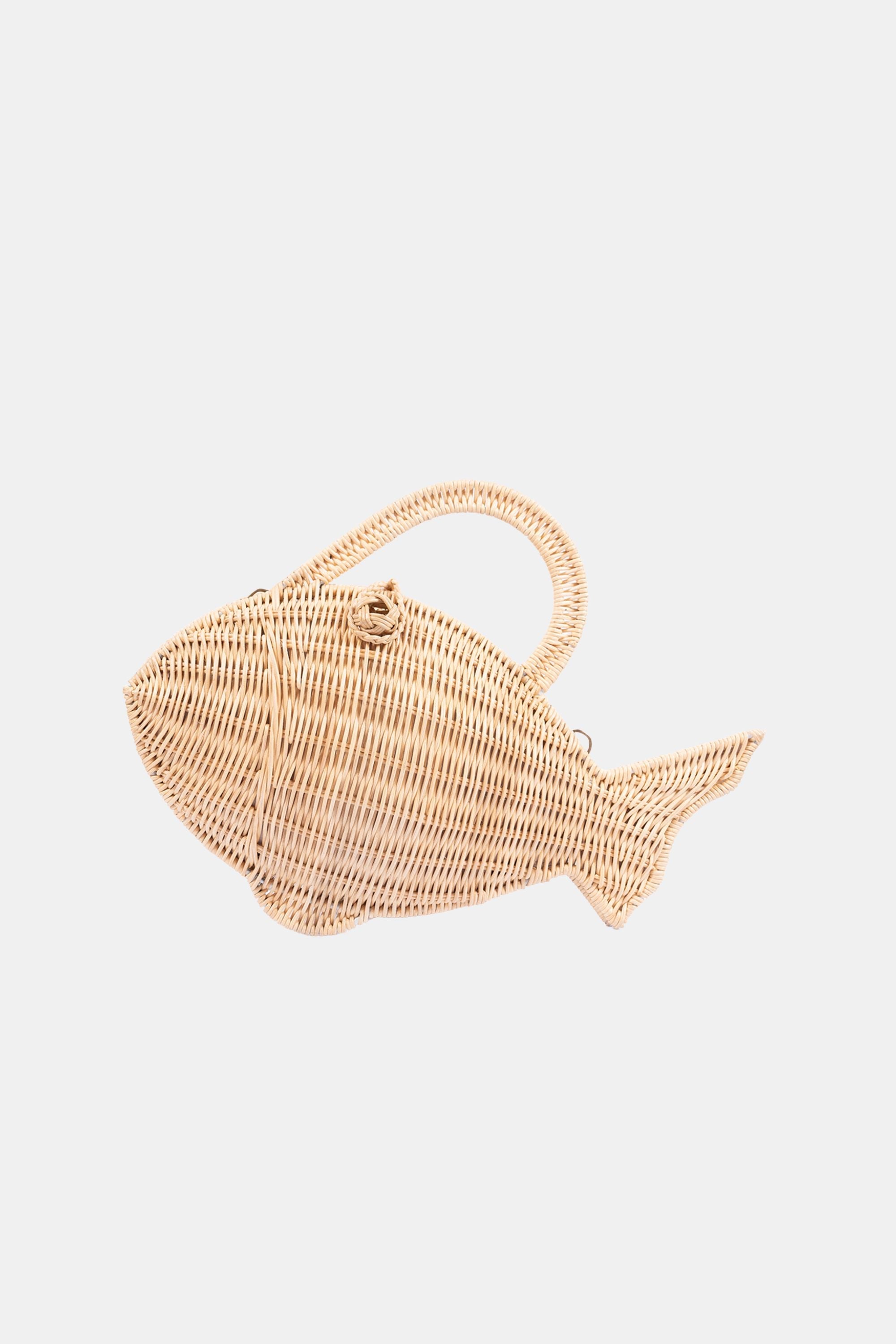 Jelavu - Nemoo Rattan Fish Shaped Crossbody