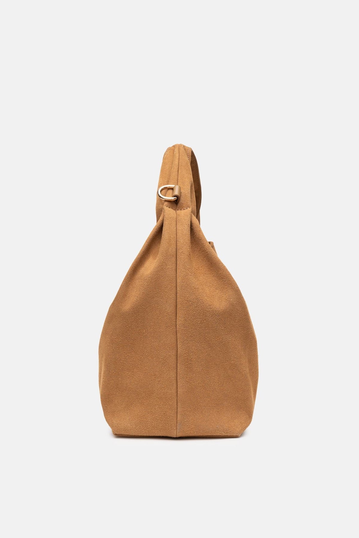 Jelavu - Florence Suede Beige Satchel Bag - Jelavu.com