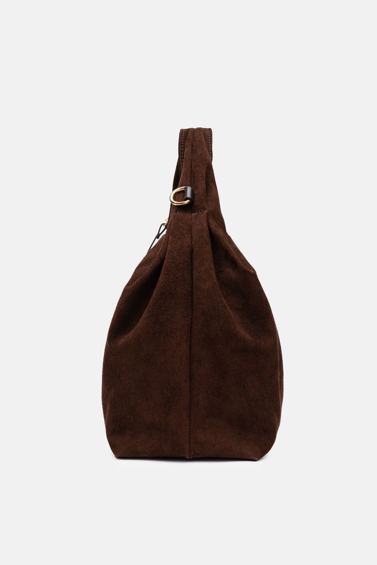 Jelavu - Florence Suede Chocolate Satchel Bag - Jelavu.com