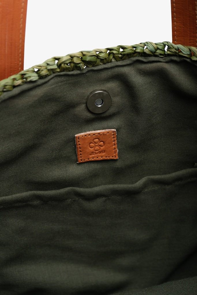 Jelavu - Hampton Dark Green Tote Bag - Jelavu.com