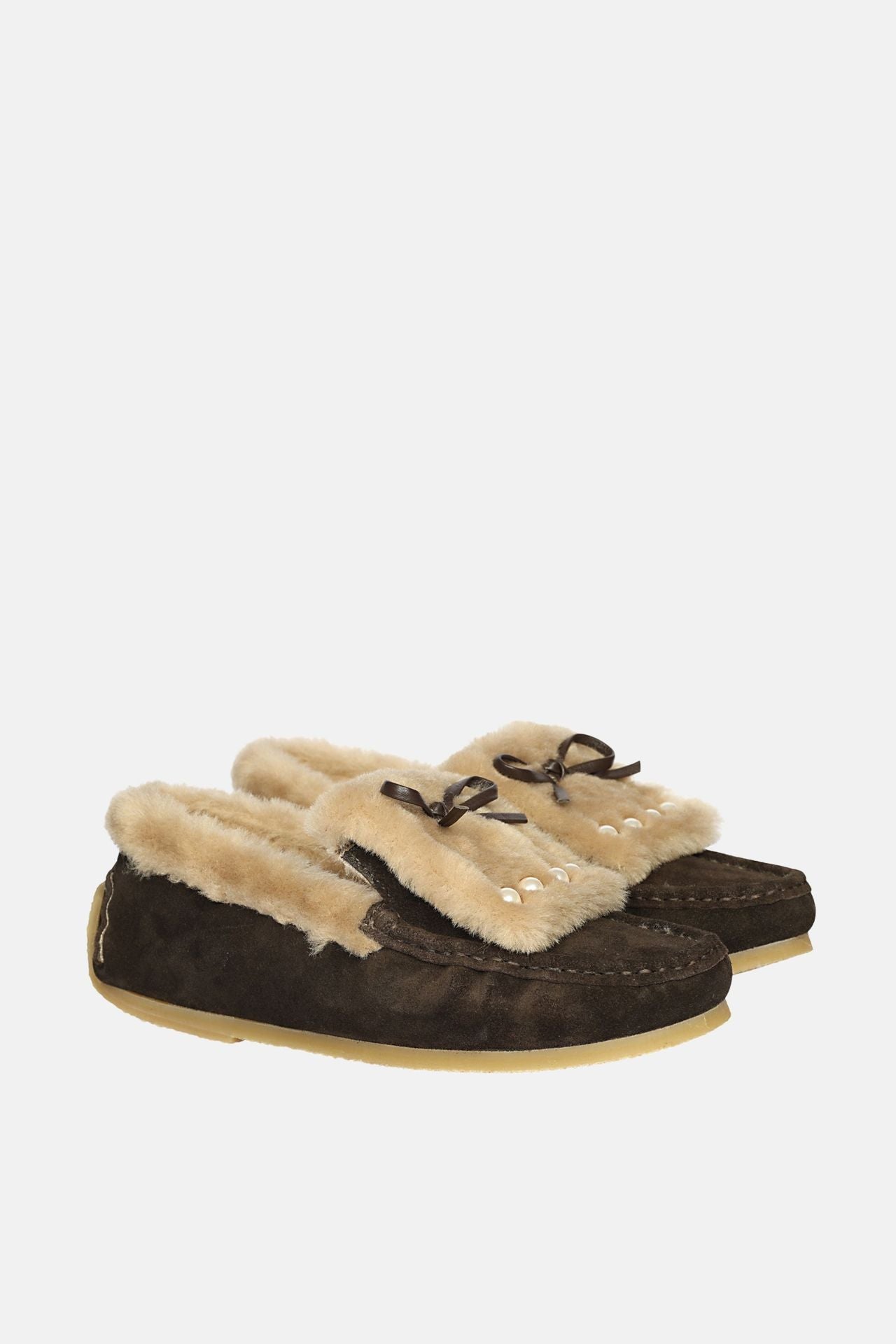 Jelavu - Moscow - Suede & Shearling Moccasins - Jelavu.com