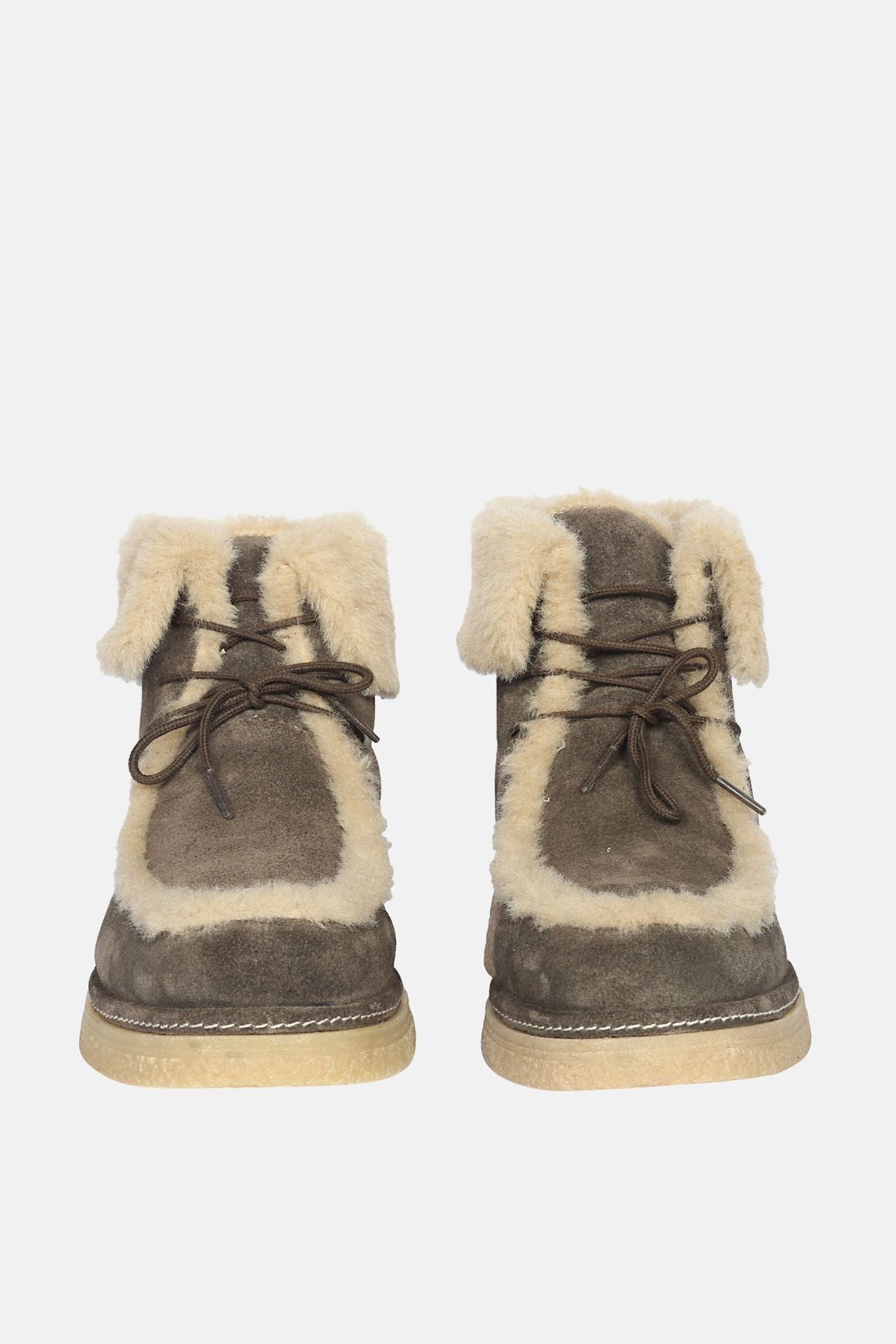 Jelavu - Bari - Suede & Shearling Ankle Boots - Jelavu.com
