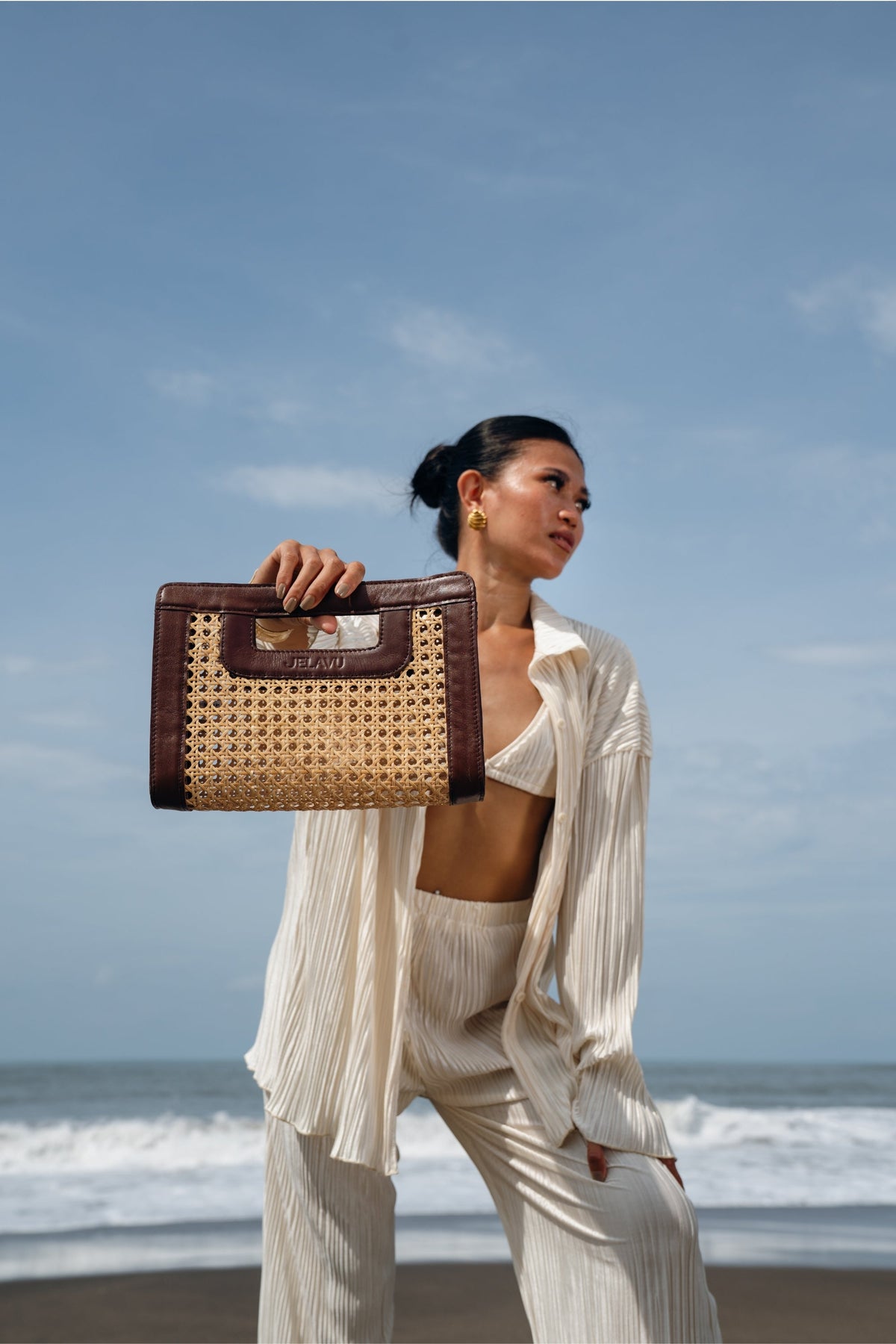 Jelavu - Delmare Chocolate Clutch Bag - Jelavu.com