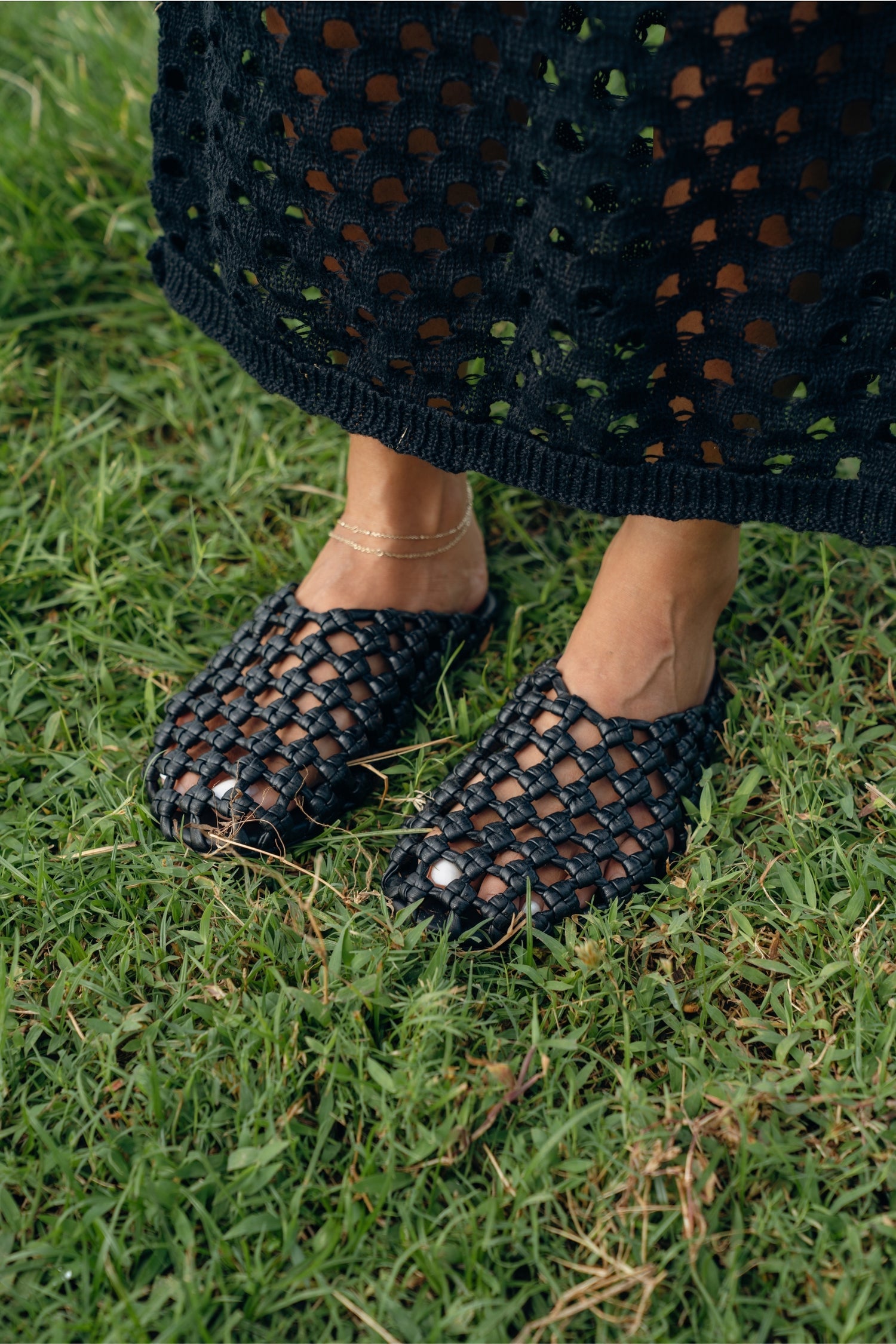 Jelavu - Giselle Black Mules - Jelavu.com