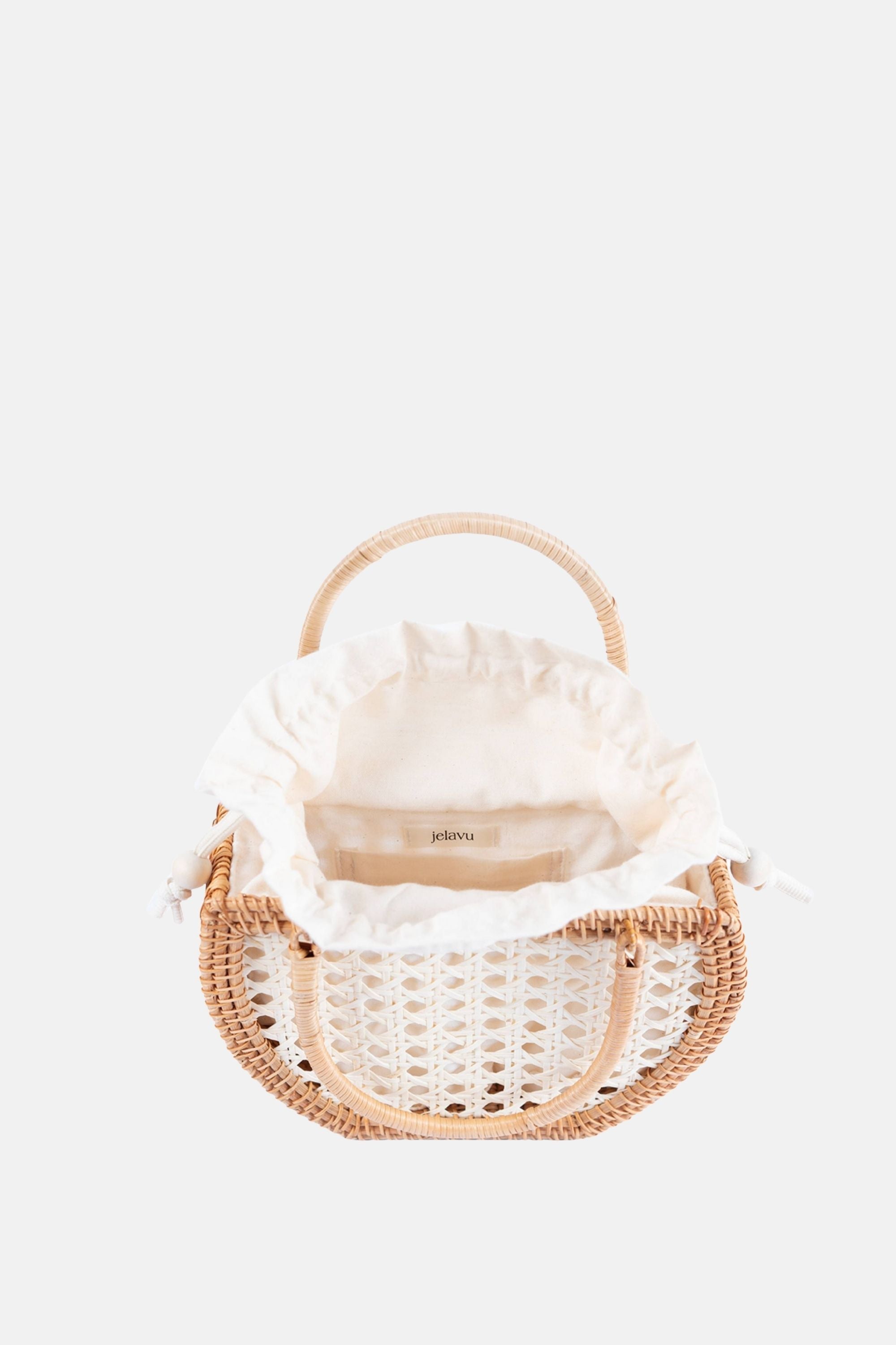 Jelavu - Amelia Natural Rattan Small Satchel