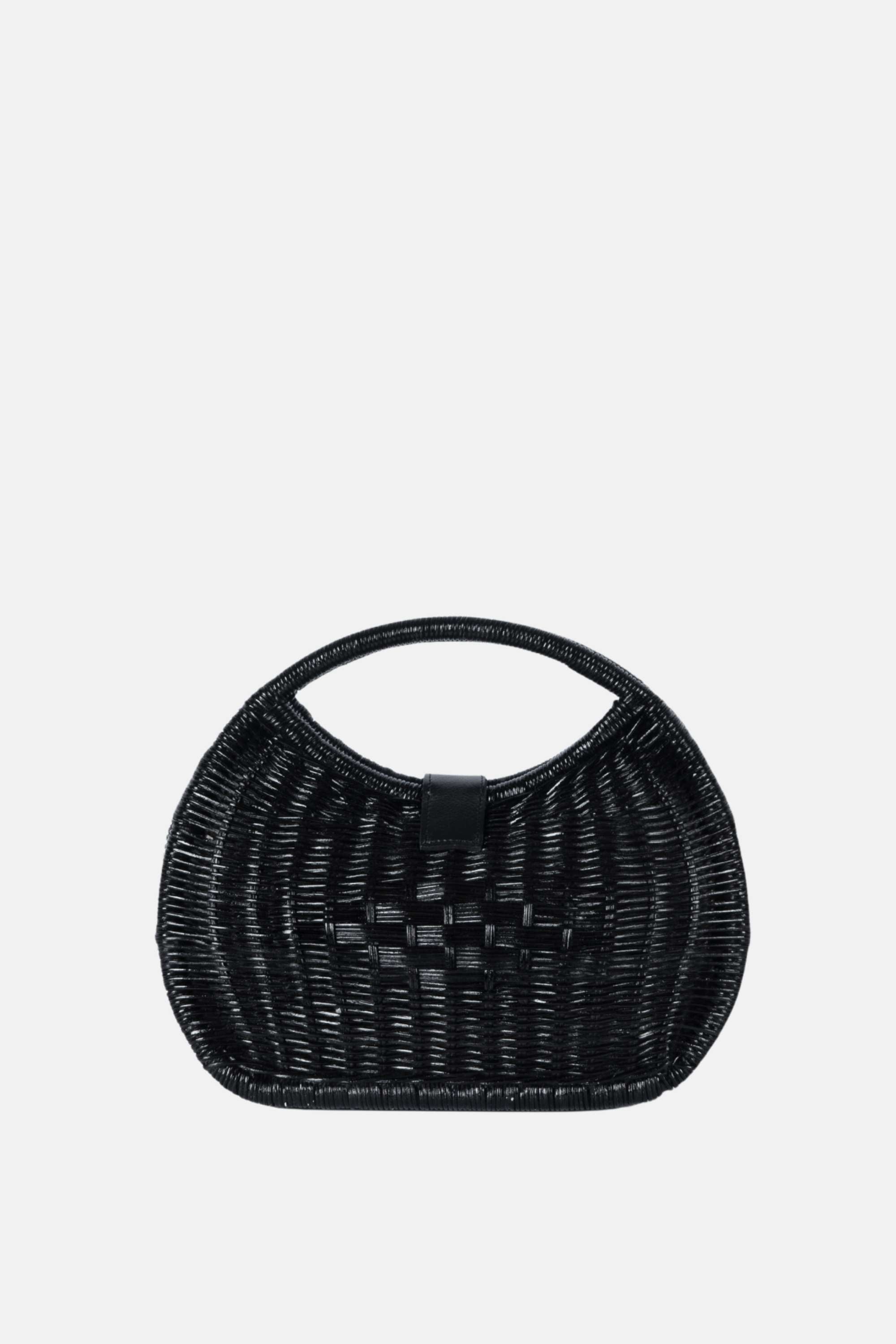 Jelavu - Artemiss Black Half-Moon Bag - Jelavu.com