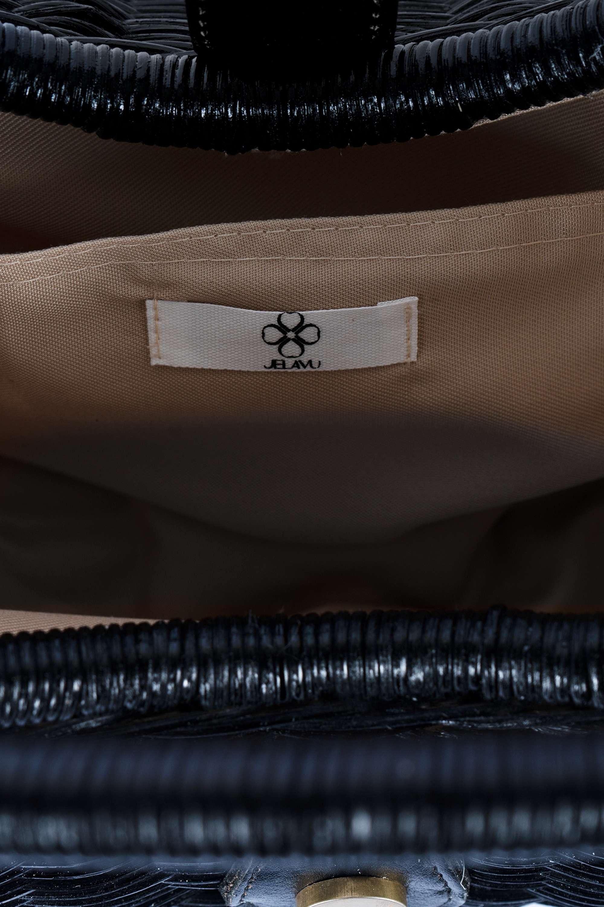 Jelavu - Artemiss Black Half-Moon Bag - Jelavu.com