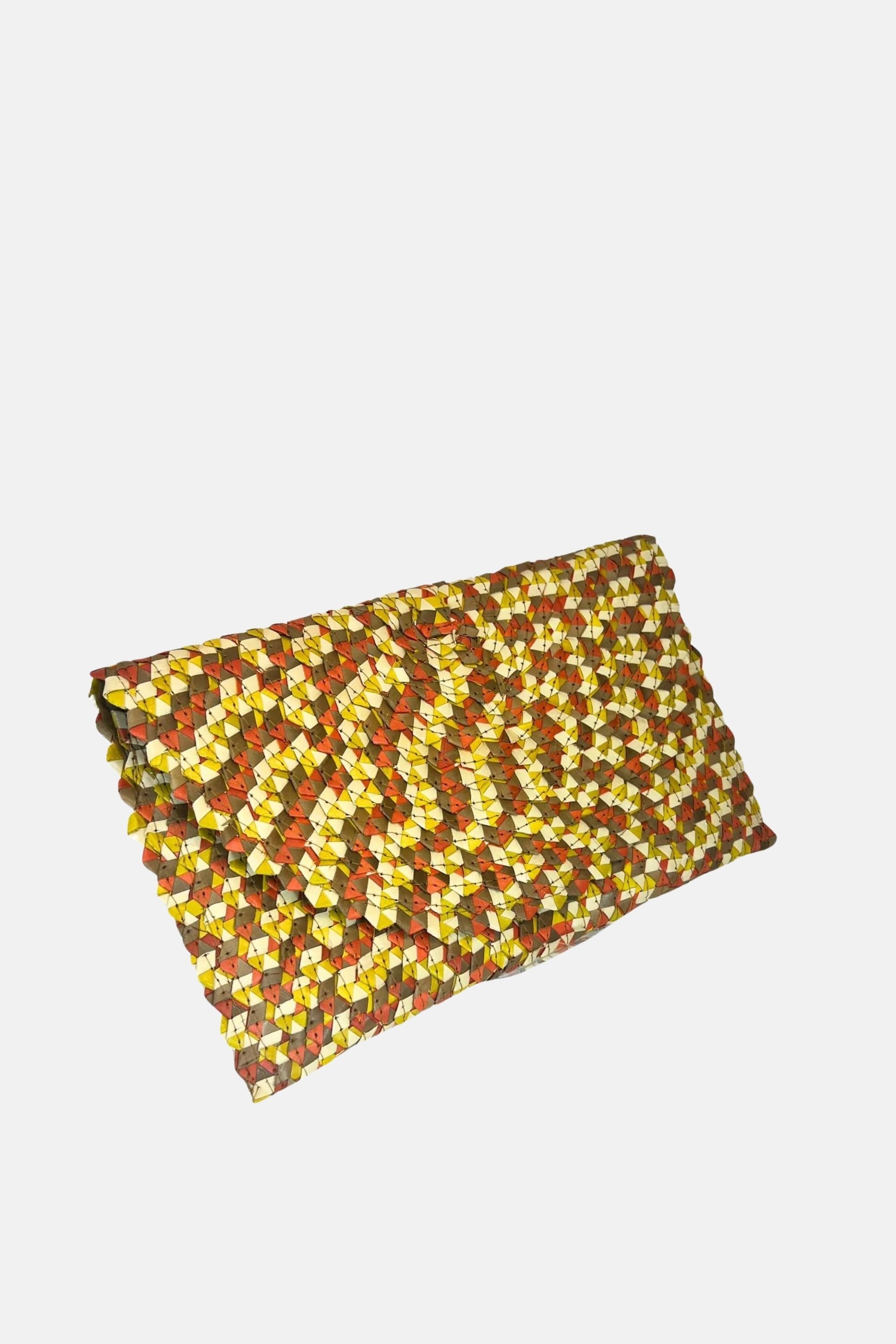 Jelavu - Breezy Small Clutch - Orange Multi - Jelavu.com