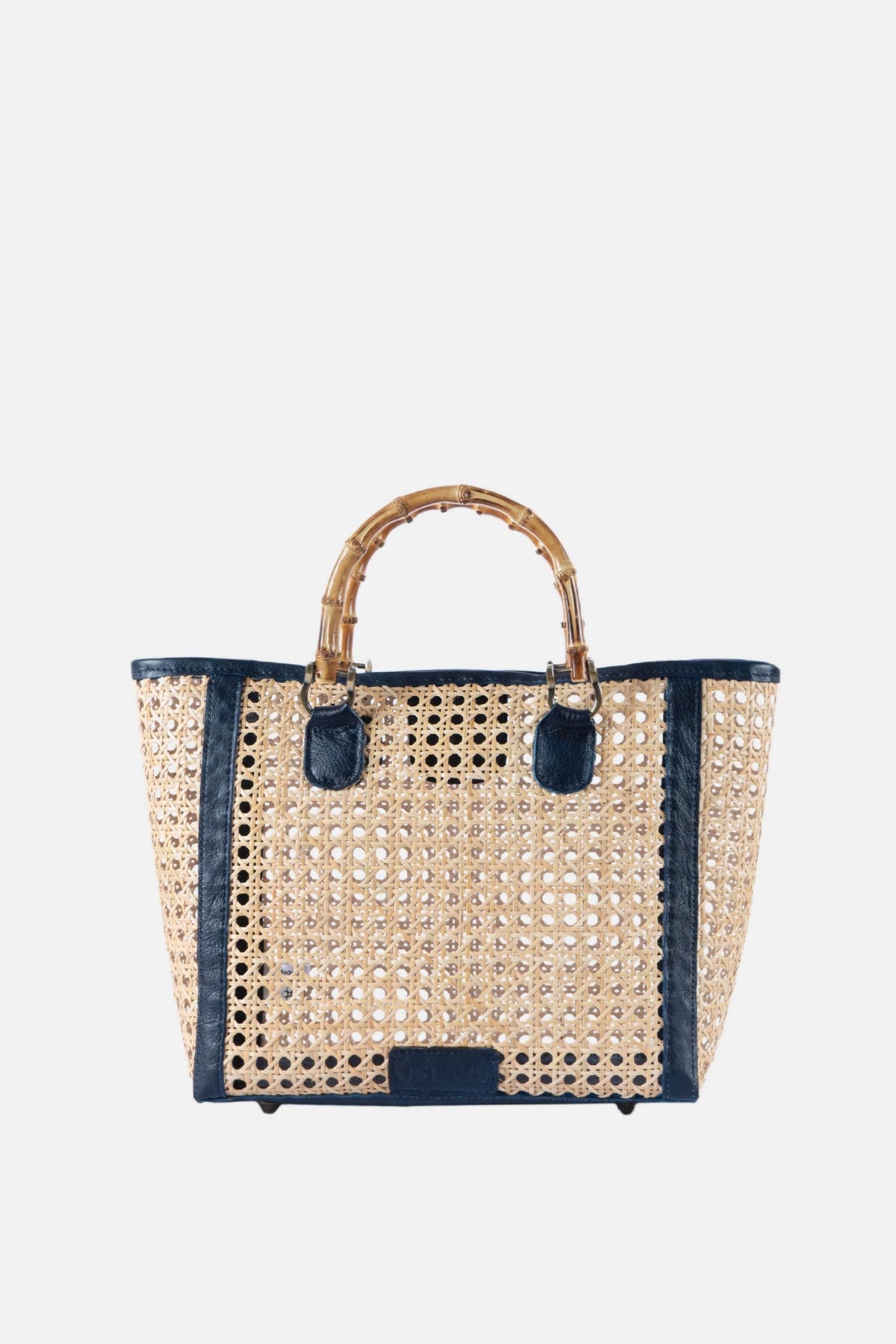 Jelavu - Bristoll Navy Medium Satchel Bag - Jelavu.com