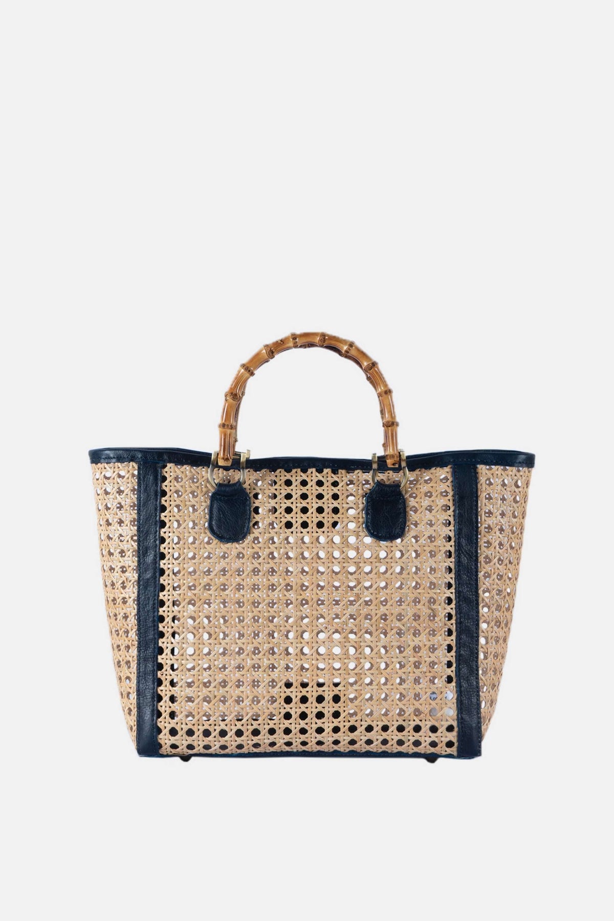 Jelavu - Bristoll Navy Medium Satchel Bag - Jelavu.com