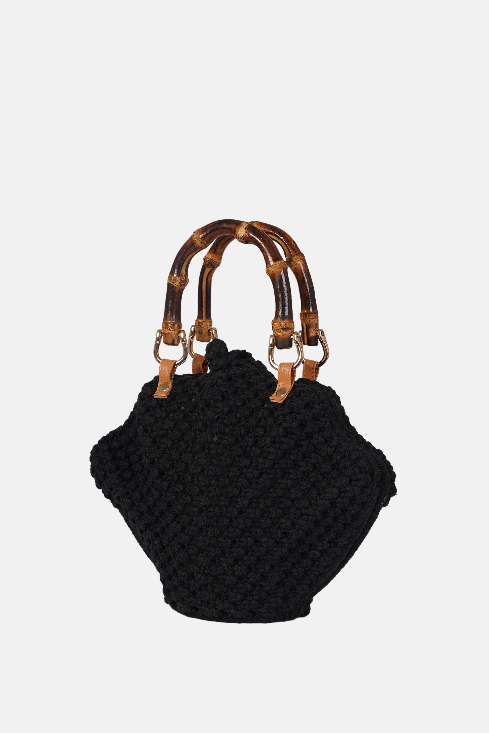 Jelavu - Venus Black Crochette Shell Bag