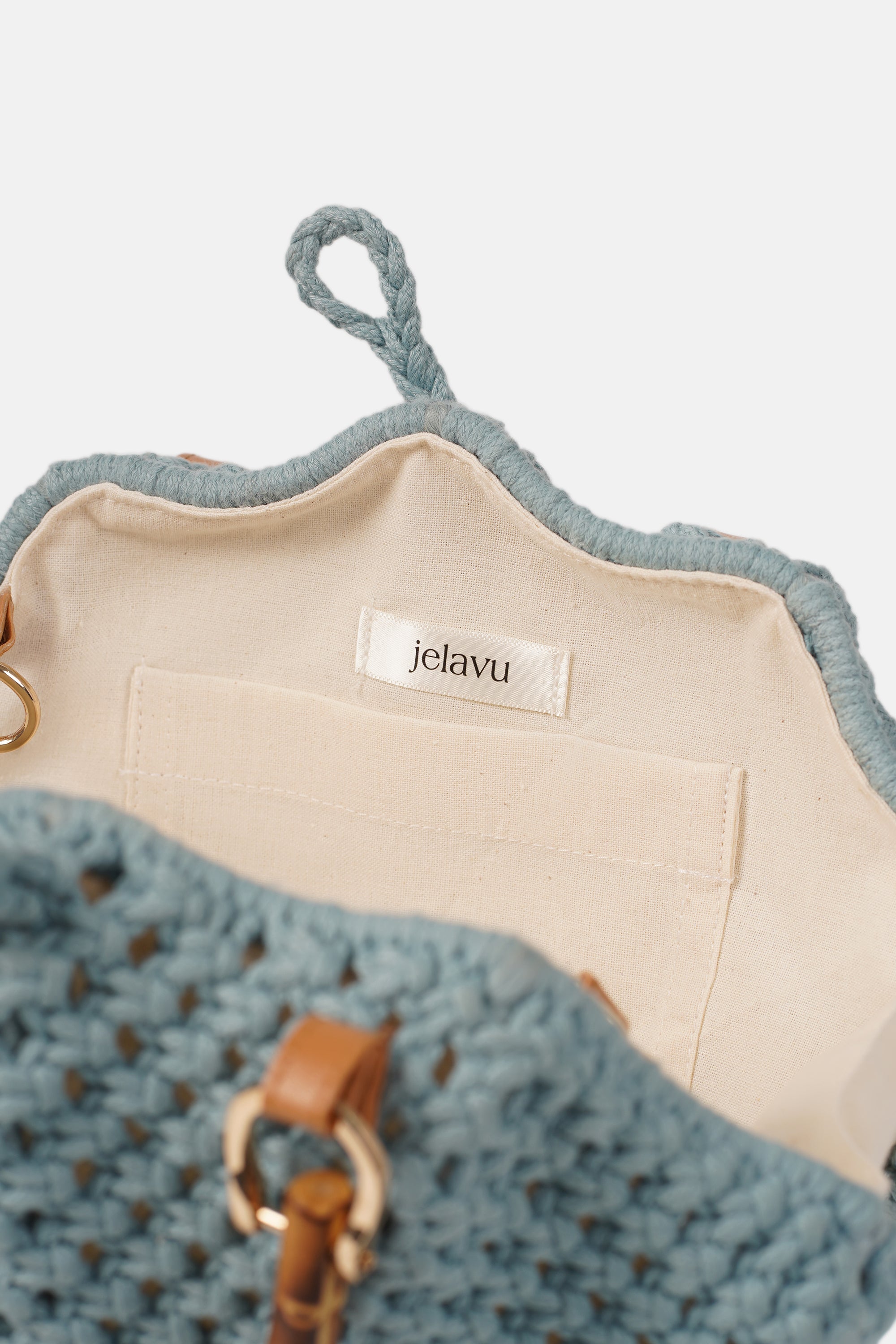 Jelavu - Venus Blue Crochette Shell Bag - Jelavu.com