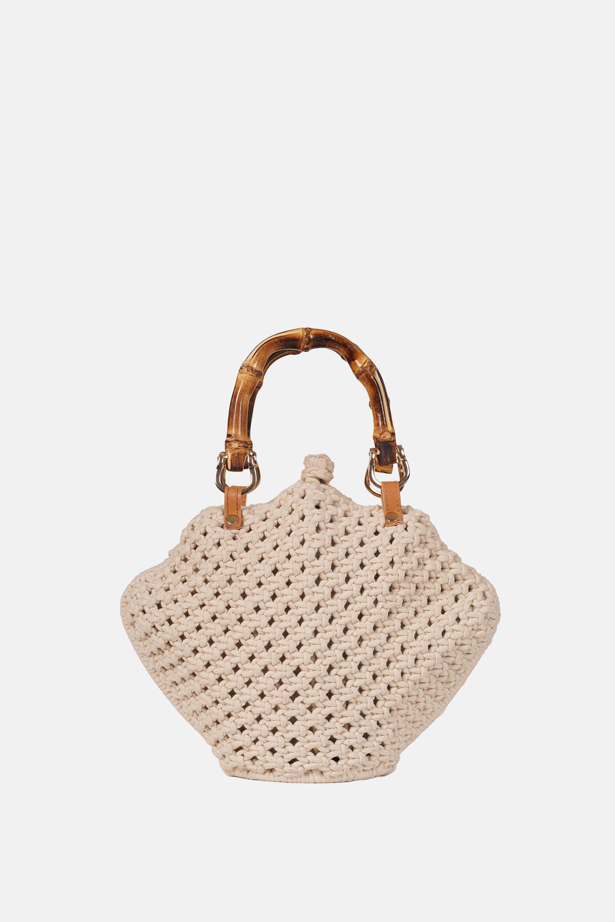 Jelavu - Venus Cream Crochette Shell Bag - Jelavu.com