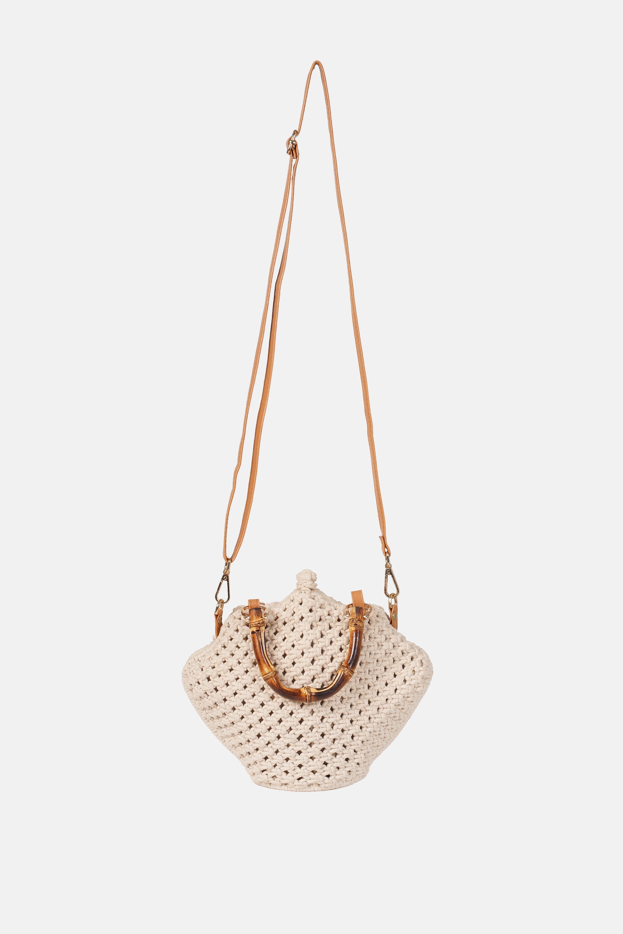 Jelavu - Venus Cream Crochette Shell Bag - Jelavu.com