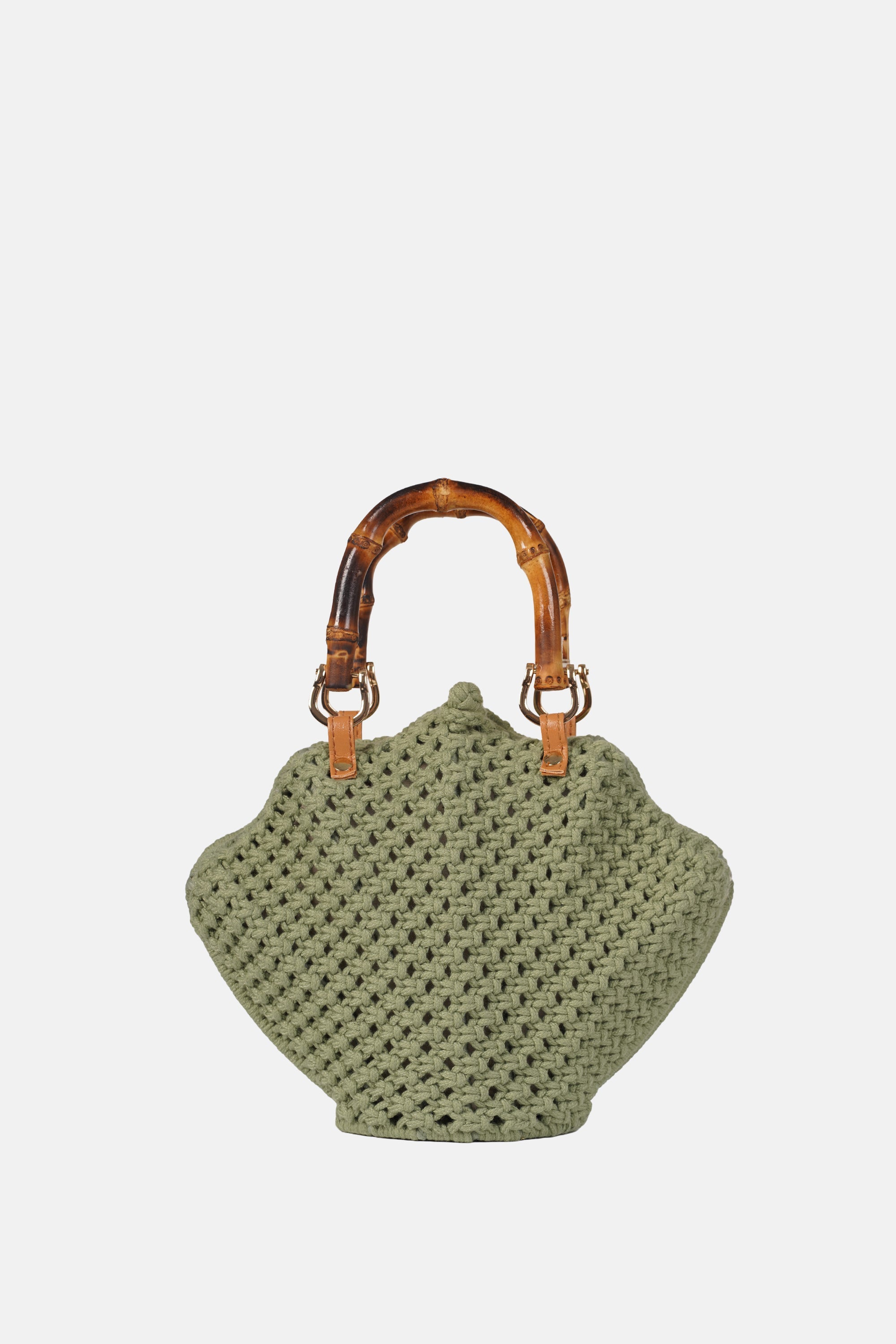 Jelavu - Venus Green Crochette Shell Bag - Jelavu.com