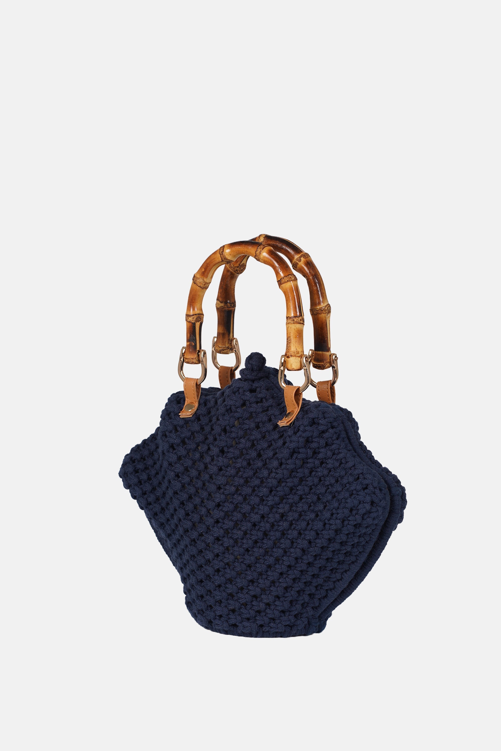 Jelavu - Venus Navy Crochette Shell Bag - Jelavu.com