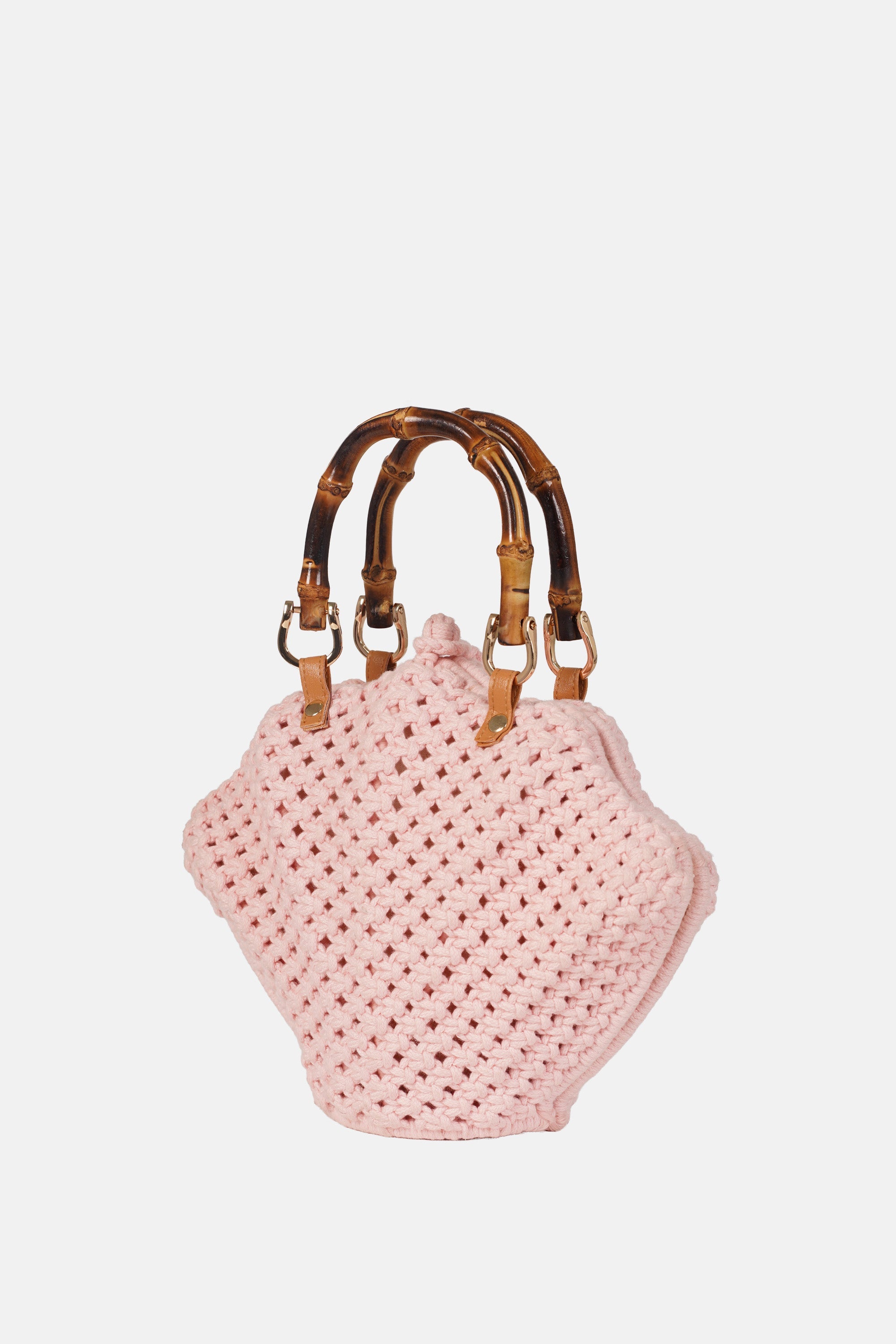 Jelavu - Venus Pink Crochette Shell Bag - Jelavu.com