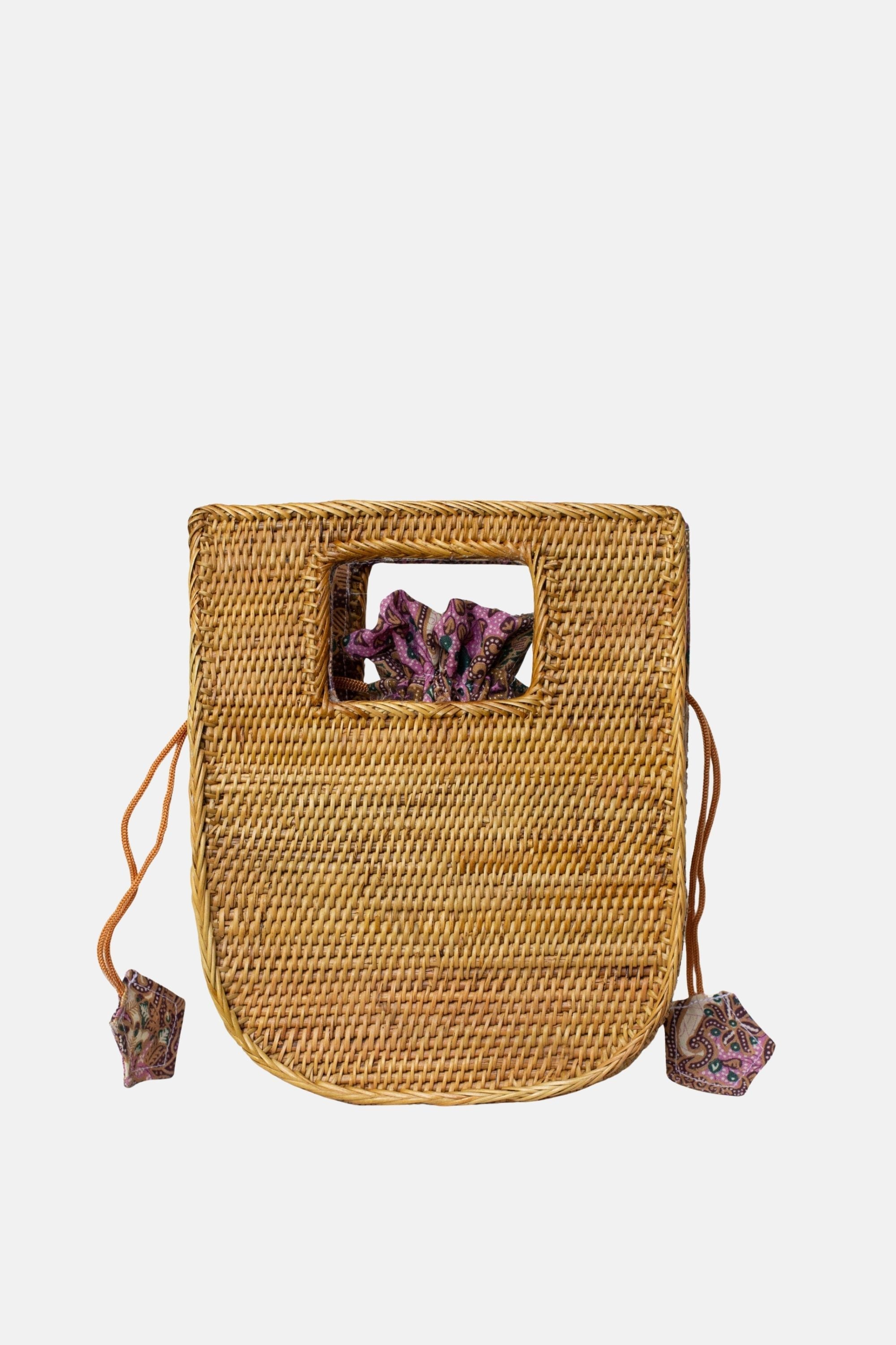 Jelavu - Vita - Rattan Medium Satchel - Tan - Jelavu.com
