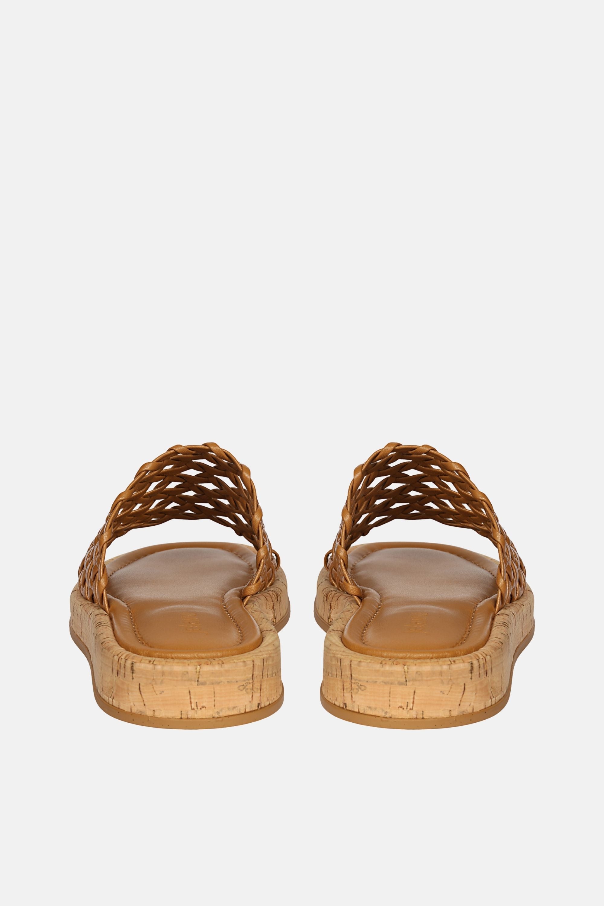 Jelavu - Cloud Leather Woven Sandals - Cognac Leather