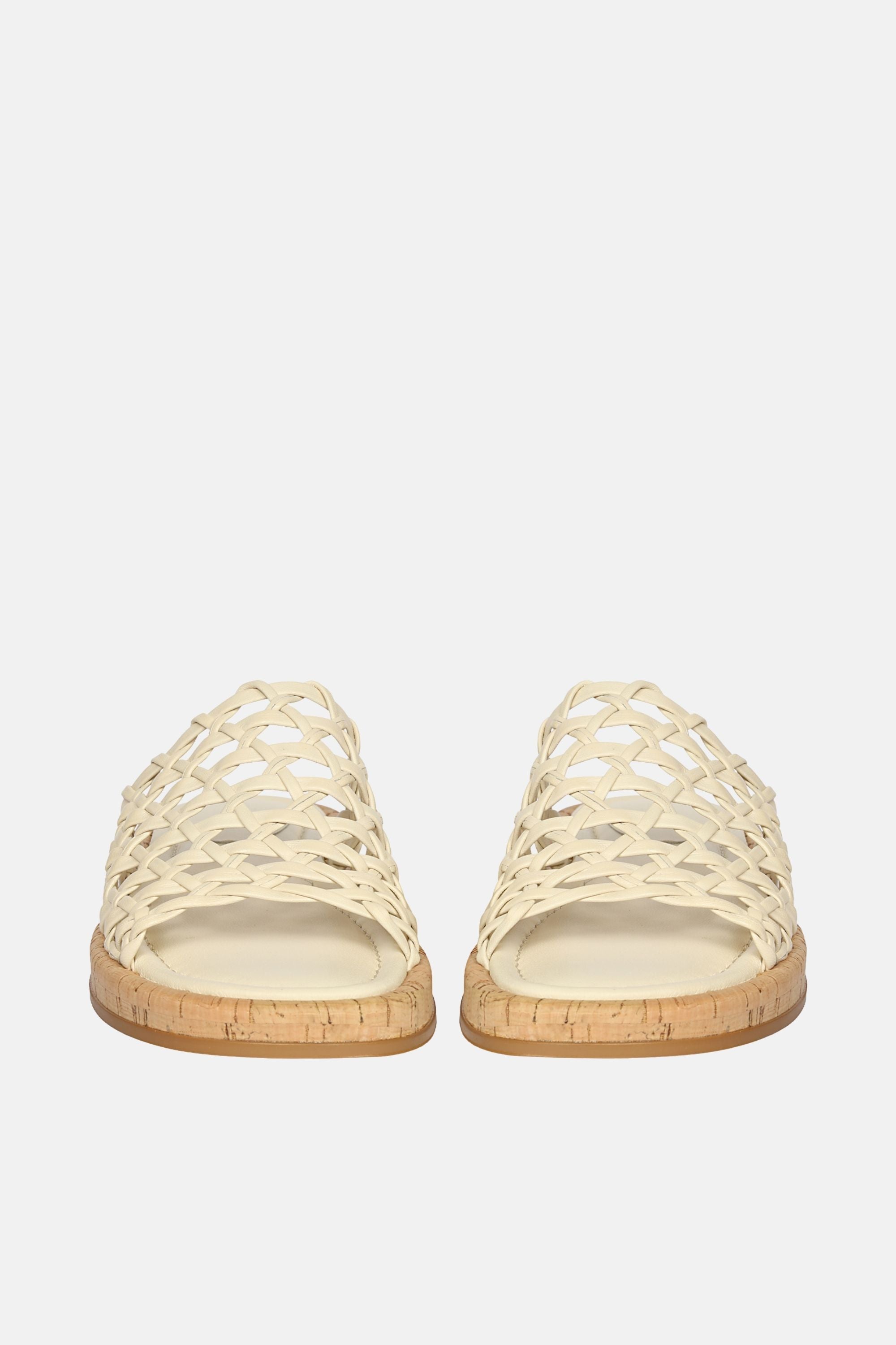 Jelavu - Cloud Leather Woven Sandals - Ivory Leather