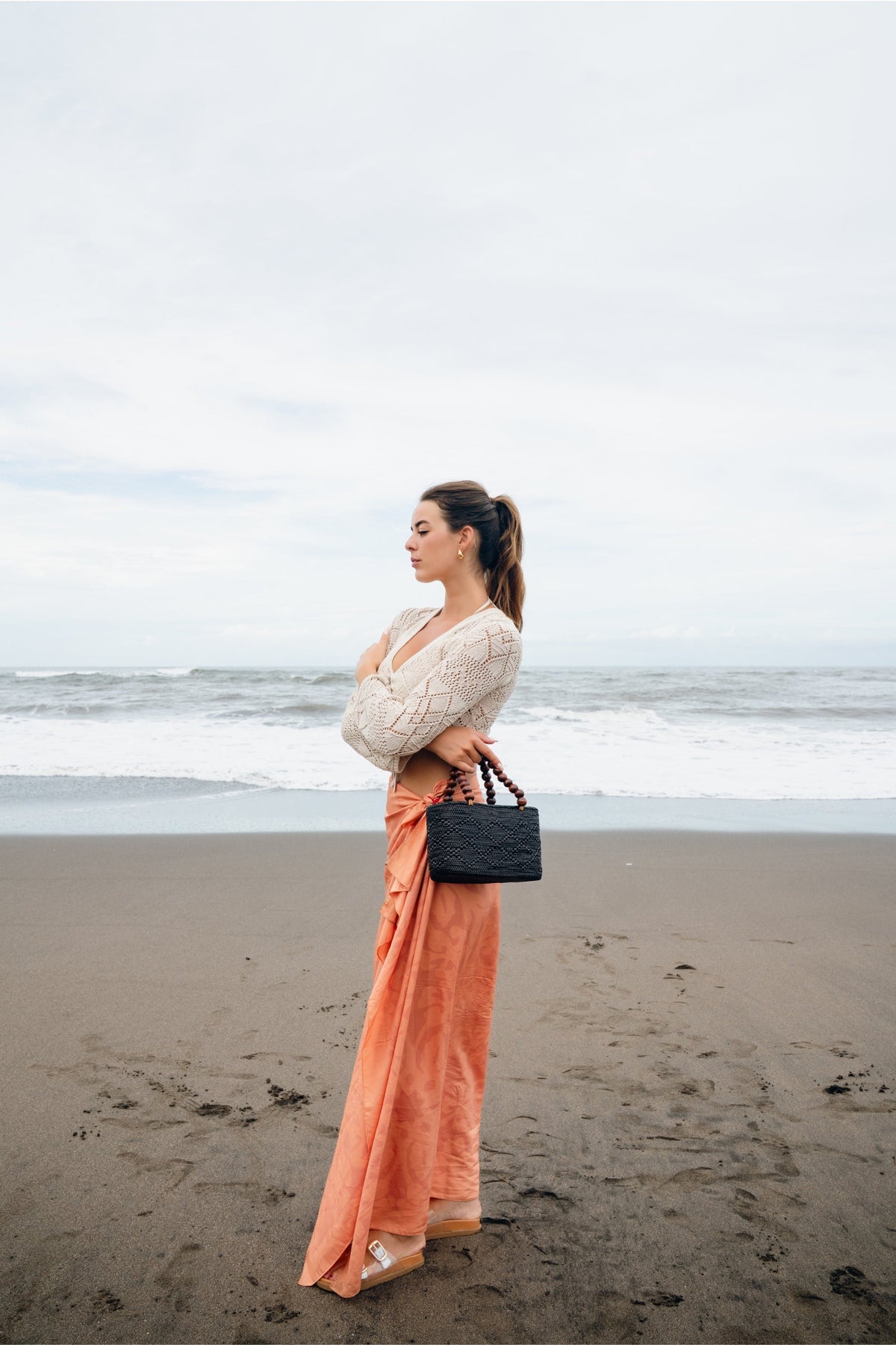 Jelavu - Tatia Black Medium Satchel - Jelavu.com