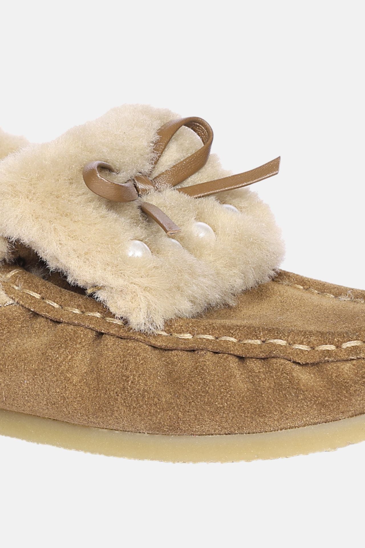 Jelavu - Moscow - Suede & Shearling Moccasins - Jelavu.com