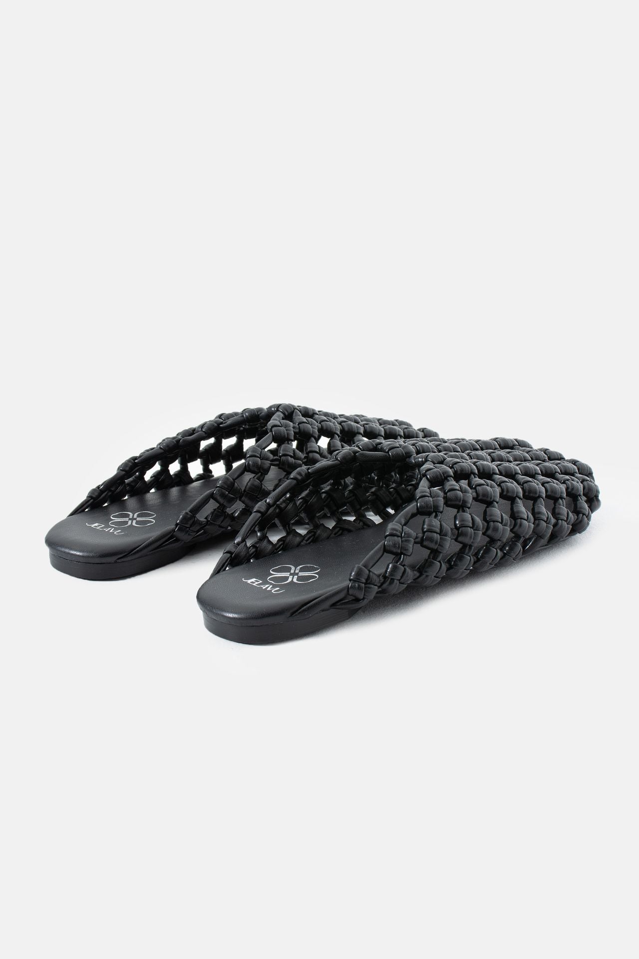 Jelavu - Giselle Black Mules - Jelavu.com