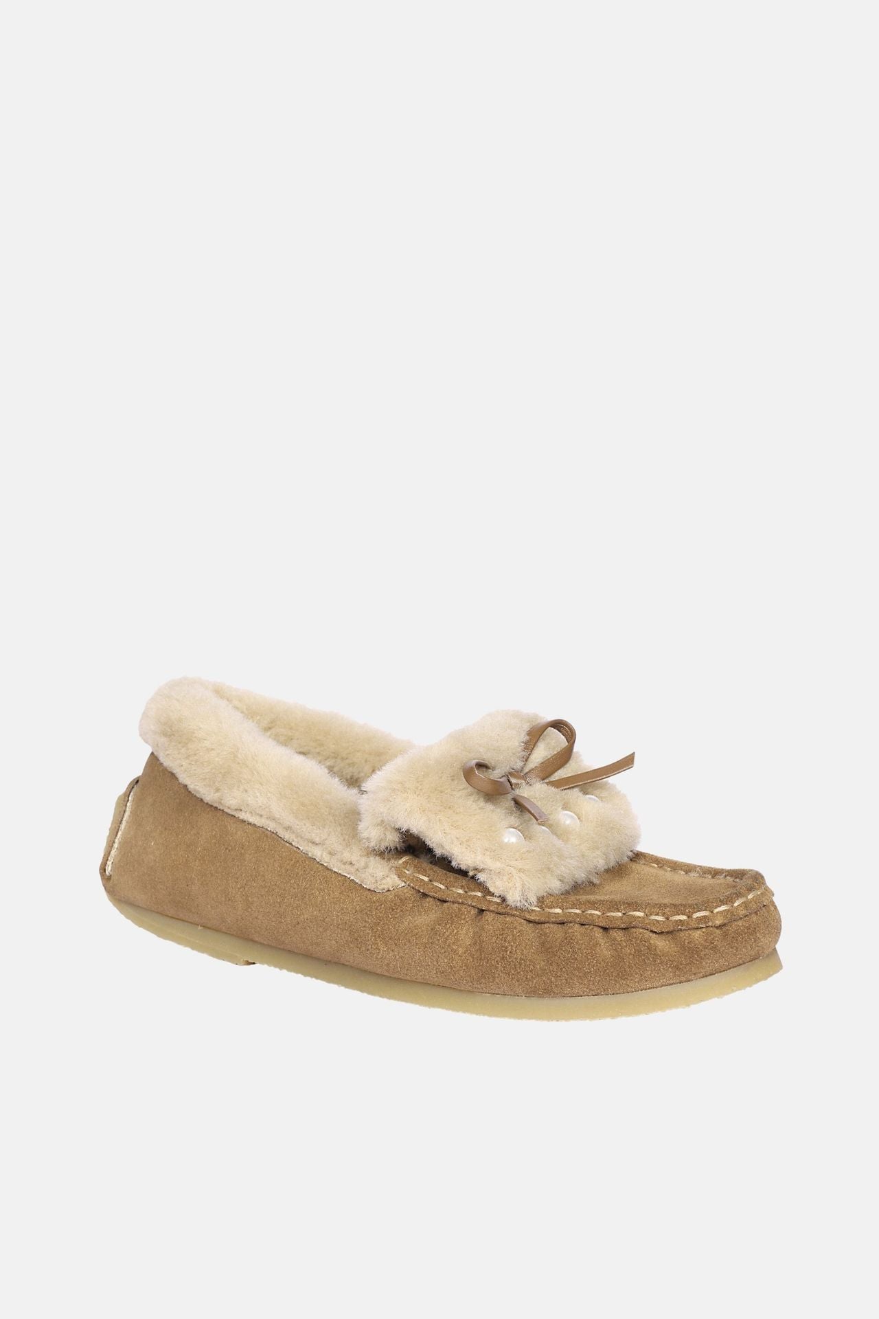 Jelavu - Moscow - Suede & Shearling Moccasins - Jelavu.com