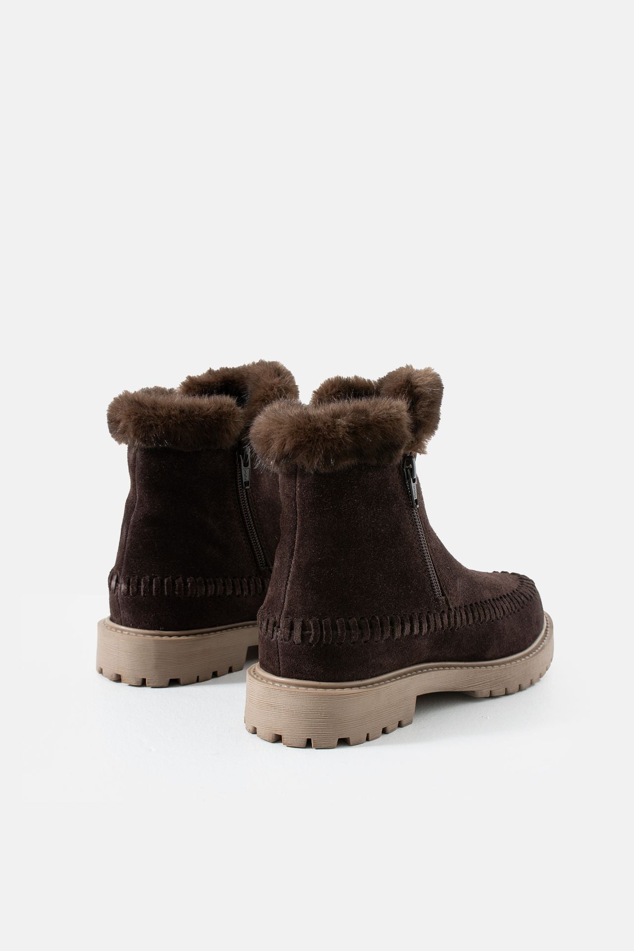 Jelavu - Jenny Chocolate Suede Boots - Jelavu.com