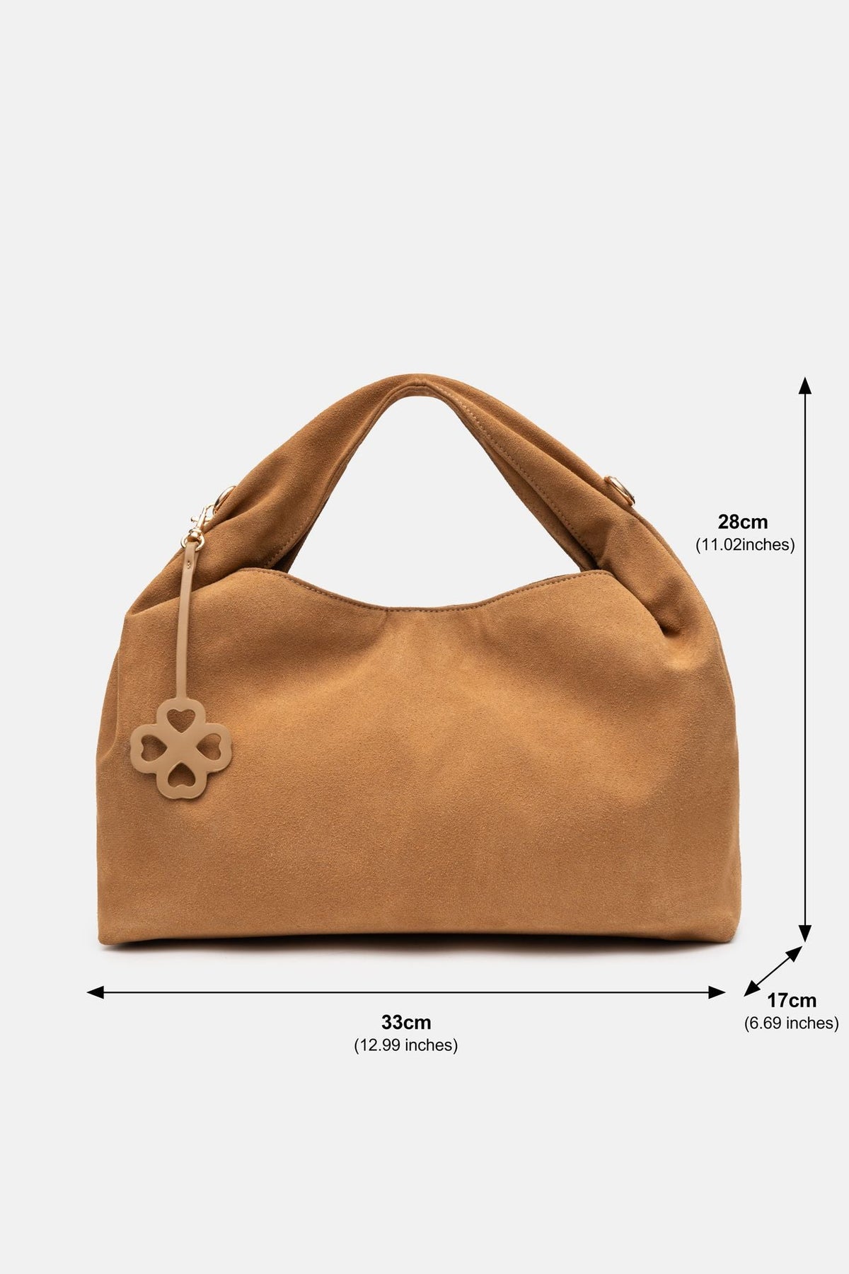 Jelavu - Florence Suede Beige Satchel Bag