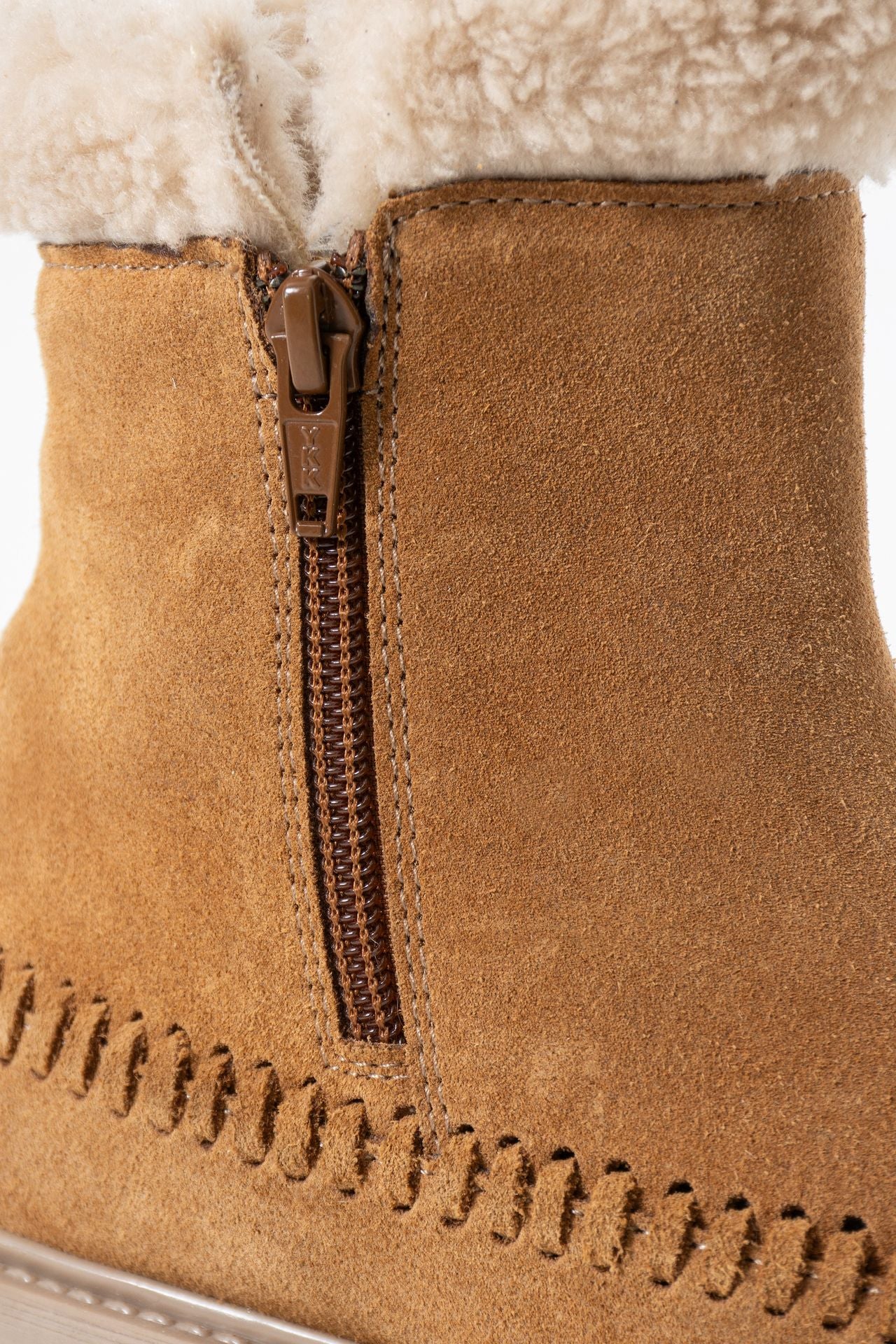 Jelavu - Jennie Cognac Suede Boots - Jelavu.com
