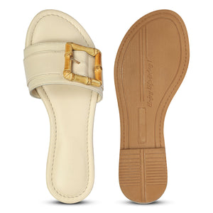 Amsterdam  Ivory Sandals - Jelavu.com