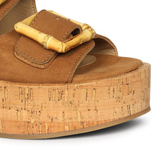 Load image into Gallery viewer, Corkie - Cognac Sandals - Jelavu.com