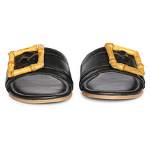 Load image into Gallery viewer, Amsterdam  - Black Sandals - Jelavu.com