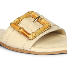 Load image into Gallery viewer, Amsterdam  Ivory Sandals - Jelavu.com
