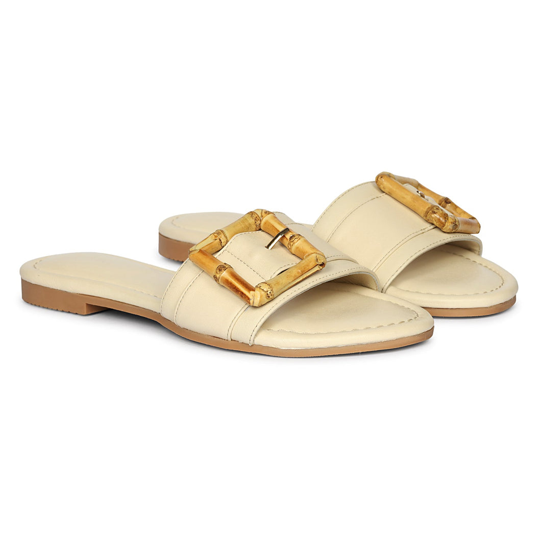 Amsterdam  Ivory Sandals - Jelavu.com