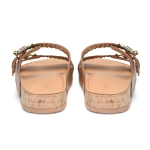 Melrose -Cognac Sandals - Jelavu.com