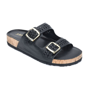 Melrose - Black Sandals - Jelavu.com