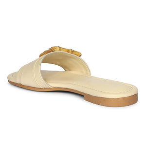 Amsterdam  Ivory Sandals - Jelavu.com