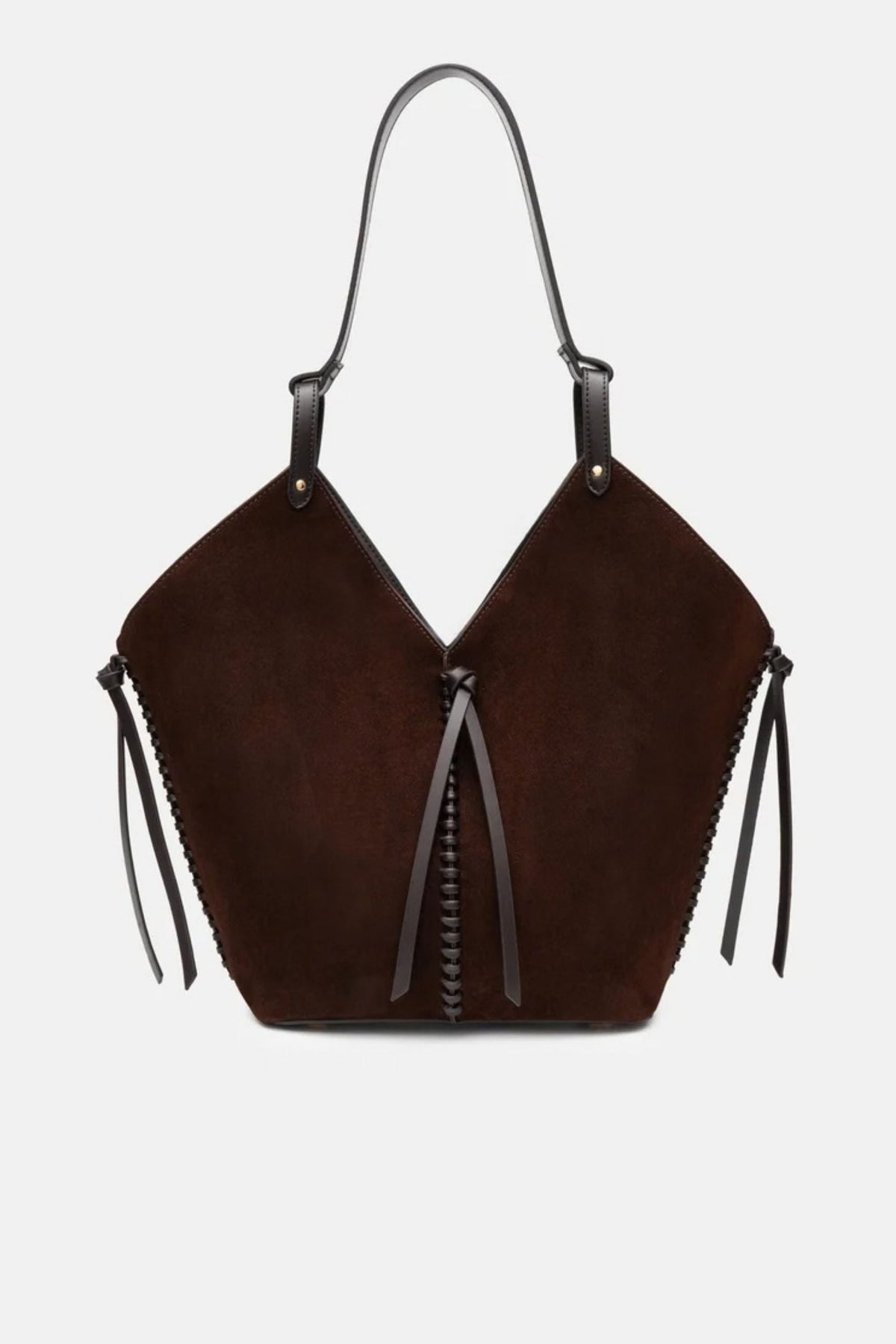 Jelavu - Sedona Suede Chocolate Tote Bag