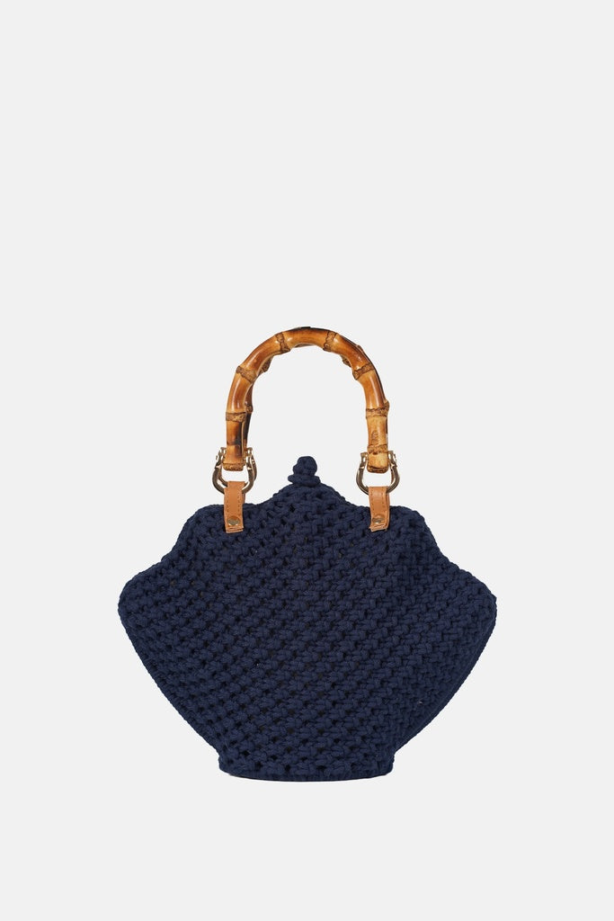 Jelavu - Venus Navy Crochette Shell Bag