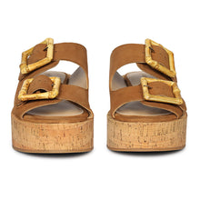 Load image into Gallery viewer, Corkie - Cognac Sandals - Jelavu.com