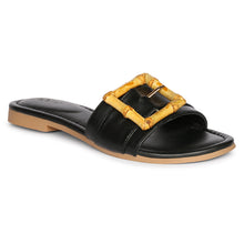 Load image into Gallery viewer, Amsterdam  - Black Sandals - Jelavu.com
