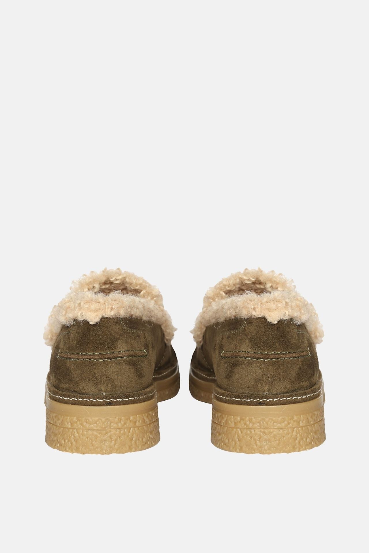 Jelavu -  Lisbon - Suede & Shearling Loafers - Jelavu.com