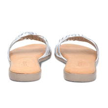 Load image into Gallery viewer, Elena - Silver Sandals