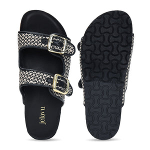 Melina - Black Sandals - Jelavu.com