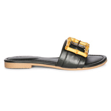Load image into Gallery viewer, Amsterdam  - Black Sandals - Jelavu.com