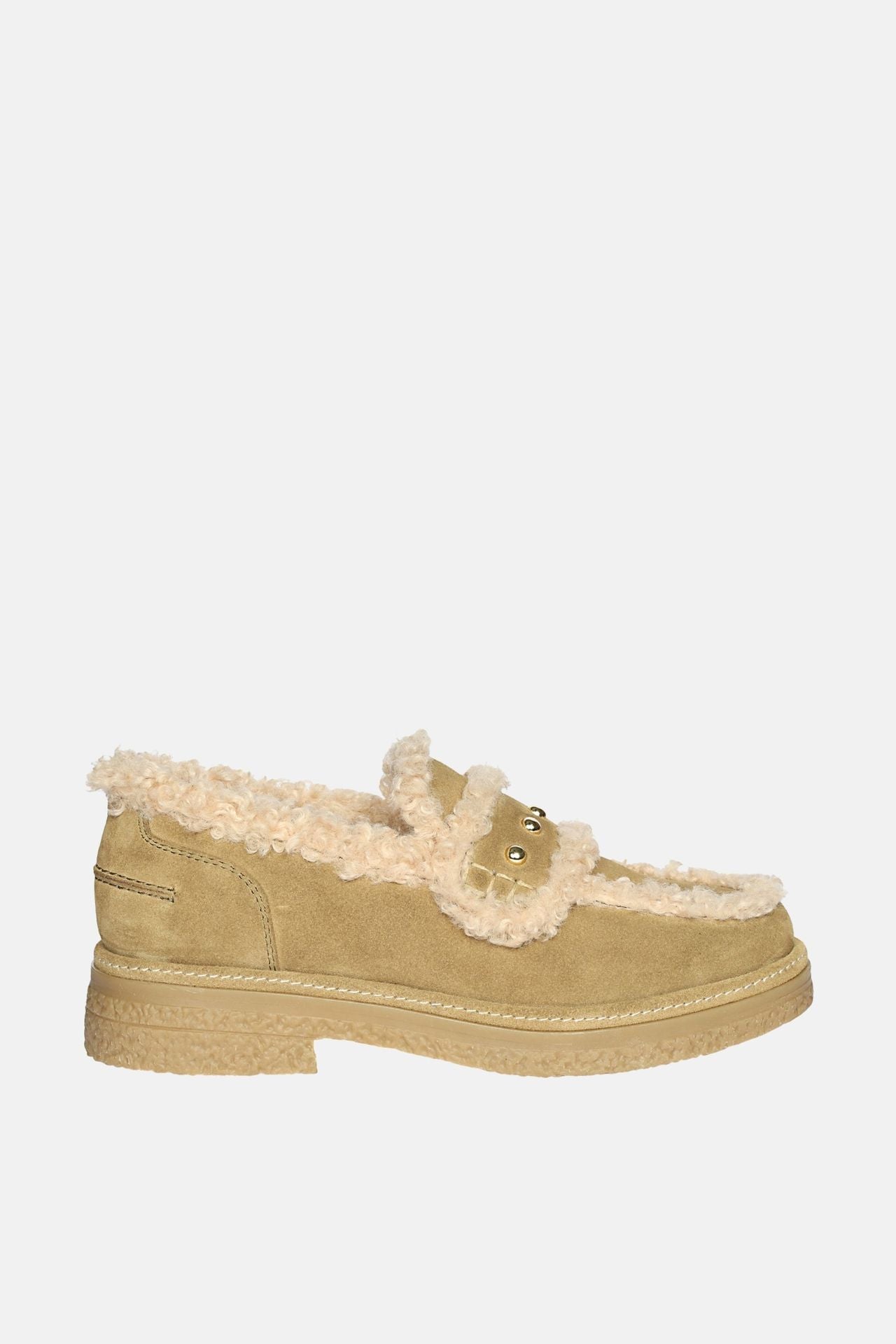 Jelavu -  Lisbon - Suede & Shearling Loafers - Jelavu.com