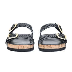 Melrose - Black Sandals - Jelavu.com
