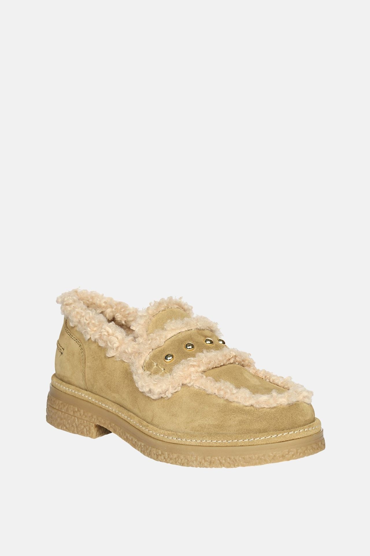 Jelavu -  Lisbon - Suede & Shearling Loafers - Jelavu.com